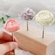 thumbnail image 4 of 10 palitos de repostería de acero inoxidable, útiles para decorar tartas con forma de flor (plateados), 4 of 6