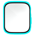 thumbnail image 3 of Case Compatible with Apple Watch Series 6/SE/Series 5/Series 4 38mm with Built in Tempered Glass Screen Protector ,Overall Protective Hard PC Case Ultra-Thin Cover-Turquoise, 3 of 7