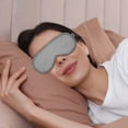 thumbnail image 4 of Sleep Mask under $5! CQCYD Silk Sleep Mask for Night Use, Double Sided Contoured Eye Mask, Light Blocking Sleep Mask for Travel, Luxury Sleep Eye Cover for Better Rest, 4 of 7