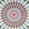 thumbnail image 3 of Tapiz de pared con diseño de mandala con forma de pavo real de Bless International, 215 x 230 cm, 3 of 9