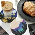 thumbnail image 7 of 6pcs DIY Diamond Painting Coaster Kit with Beautiful Sunset Design and Stand, Perfect for Home Decor and Gift Giving, 7 of 7
