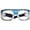 Gradient Blue, variant on Sports Goggles for Men and Women Protective Shock Resistant Lens Windproof Fogproof for Basketball Football Transparent White