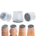 thumbnail image 4 of 24Pack Ruby Slider Chair Leg Protector For Hardwood Floors, Fits All Shape Chair, 4 of 5