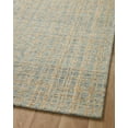 Chris Loves Julia x Loloi Polly Plaid Blue/Sand 2'0" x 5'0" Area Rug