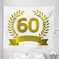 thumbnail image 1 of Party Tapestry, Golden Age Themed Party with Roman Empire Theme Branches Print, Fabric Wall Hanging Decor for Bedroom Living Room Dorm, 5 Sizes, Olive Green Yellow, by Ambesonne, 1 of 1