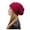 Wine, variant on Riforla Women Casual Solid Winter Outdoor Hat Hood Hat Cover Knitted Hat Bomber Hats Wine