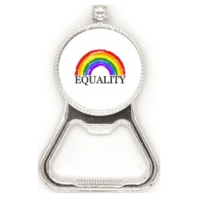 Gender Difference And Identity Rainbow Equality Metal Beer Bottle Cap Opener Duty Stainless Steel