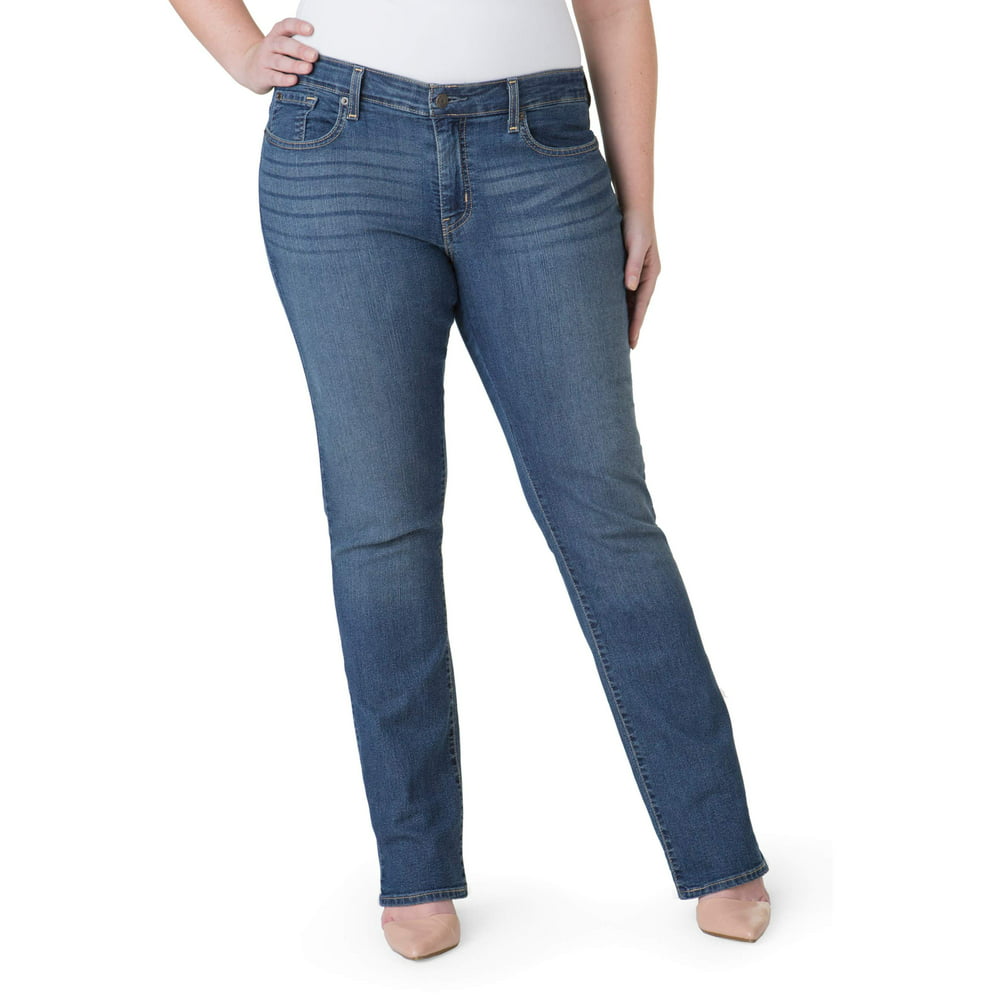 Signature by Levi Strauss & Co. - Women's Plus Modern Straight Jeans ...