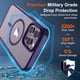 thumbnail image 3 of Funda magnética SUPFINE para iPhone 14 Pro Max, color morado oscuro, 3 of 7