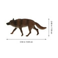 thumbnail image 2 of 4pcs Plastic Wolf Models Realistic Wild Animal Figurines Educational Toys, 2 of 9