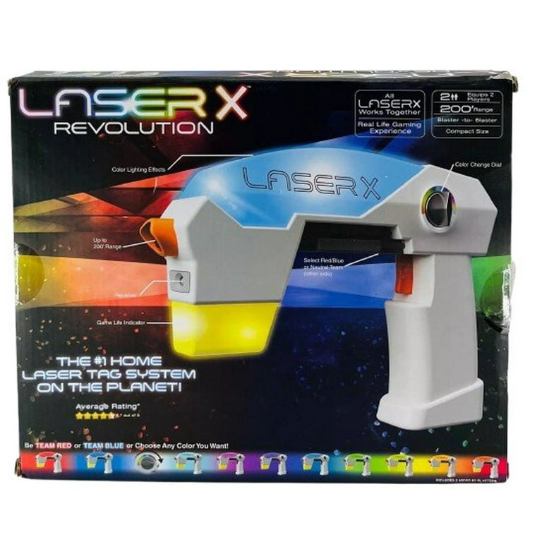LASER X ダブルブラスターセット Laser X Home Laser Tag Set, Ultra Long-Range Double Blasters