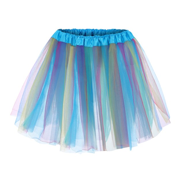 Mefallenssiah Jupe Courte Plissée en Gaze Mode Femme Jupe de Danse Adulte Robe en Gaze