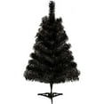 thumbnail image 2 of 2 FT Mini Pre-Lit Black Artificial Christmas Tree, 2 of 7