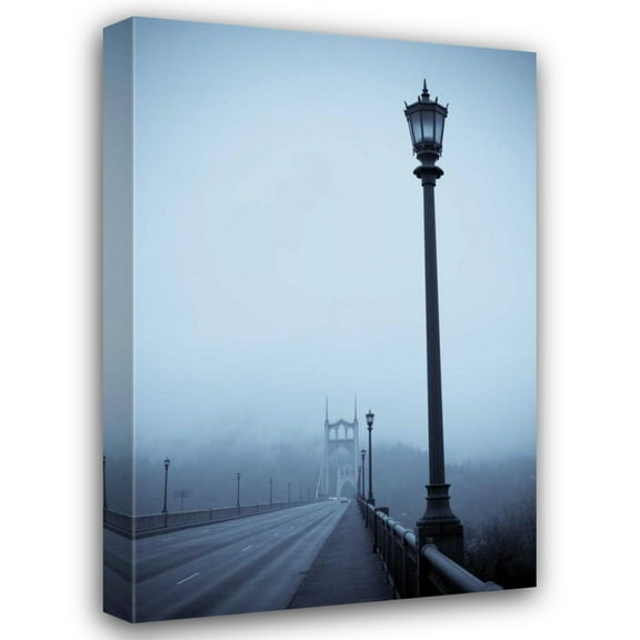 Erin Berzel 31x44 Gallery Wrapped Canvas Wall Art Titled - Light on the Bridge V