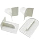 thumbnail image 1 of EeaseMX 4 espátulas para fondant, para decorar postres, repostería, cremas y repostería (espátula + forma de T blanca + tipo U blanca + tipo V blanca), 1 of 7
