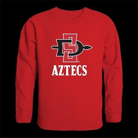 W Republic Products  College Crewneck, San Diego State University, Red - Small