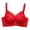 Red, variant on Women's New No Wire Lace Push Up Bra Sexy, Comfortable Sides, Good Support, Low Cut Neckline