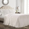 thumbnail image 2 of Ruffle Skirt Bedspread Set - 2-Piece Luxurious Farmhouse Bedding - Elegant Ruffle Detail - Timeless Style - Soft Lightweight Sheets - Twin, Blush, 2 of 6