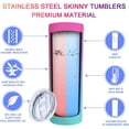 thumbnail image 6 of Best Bonus Daugher Ever Gifts From Son 20oz Travel Cup Gifts Set for Mother Mom Birthday Christmas Presents Green Stainless Steel Travel Tumbler With Lid Staw, 6 of 6