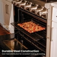 thumbnail image 6 of Thyme & Table Nonstick Sheet Pan 3-Piece Set - Black, 6 of 14