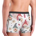 thumbnail image 6 of Cauagu Gnome With Love Letter Print Boxer Briefs for Men,Comfortable Breathable Men's Underwear Moisture Wicking Underpants -Small, 6 of 8