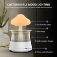 thumbnail image 5 of FNNMNNR Cloud Rain Humidifier with 7 Colour Lights Timer Portable Raindrop Cloud Humidifier Reusable Aroma Diffuser Humidifier Cute Essential Oil Diffuser Relaxing Water Drop Sound, 5 of 9