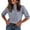 Gray #1, variant on WULMLEO Womens Lightweight Pullover Sweater Women's Crew Neck Short Sleeve Pullover Sweaters Tops Beige S