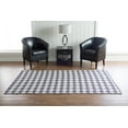 thumbnail image 3 of Linon Salonika Houndstooth Reversible Woven Wool 5'x8' Rug in Purple, 3 of 4