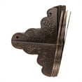 12pcs Wooden Box Jewelry Gift Case Corner Decorative Protectors Iron