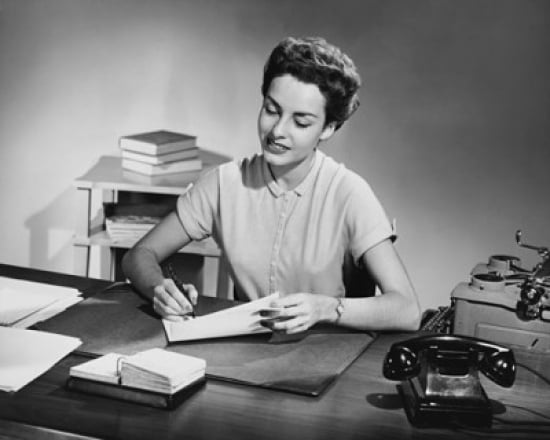 Businesswoman Writi