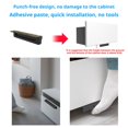 thumbnail image 5 of Cabinet Door Handle, No Drill Installation Adhesive Back, Non Contact Design, for Kitchen, Bathroom, Garbage Drawer, FAJHHA | Gray, 5 of 9