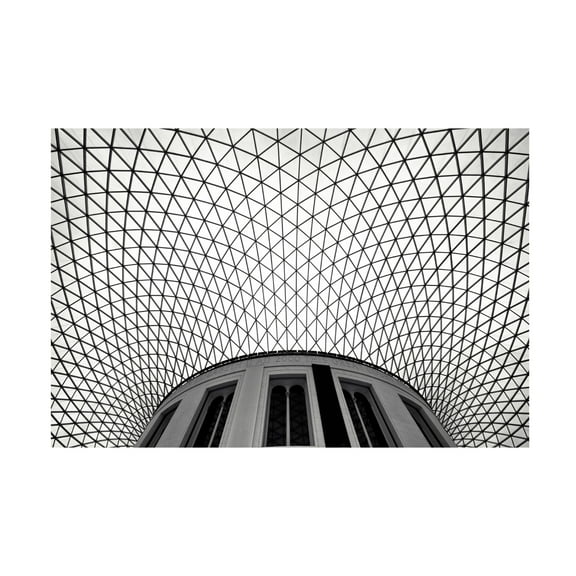 Canvas Wall Art - Dr. Roland Shainidze 'British Museum' Wall Art for Living Room, Bedroom, or Office Décor by Trademark Fine Art - 19 x 12 Inches