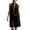 01 Black, variant on Womens Linen 2 Piece Outfits Lightweight Shorts Set Loose Halter V Neck Sleeveless Summer Business Casual Sets
