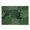 thumbnail image 1 of Forest Green Cutting Board, Camouflage Pattern of Palm Leaves Tropical Nature Themed Foliage, Decorative Tempered Glass Cutting and Serving Board, Small Size, Sage Green Pale Green, by Ambesonne, 1 of 1
