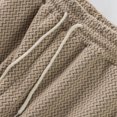 thumbnail image 5 of Mens Cargo Joggers Pants Stretch Elastic Waist Drawstring Tapered Sweatpants Color Block Outdoor Athletic Multi Pockets, 5 of 5