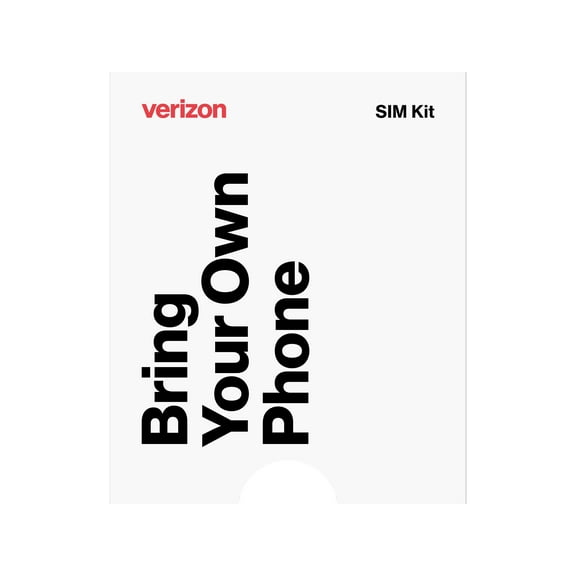 Verizon Prepaid Bring Your Own Phone Sim Kit - Prepaid Smartphone [Lockedto Verizon Prepaid]
