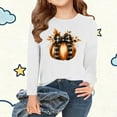 thumbnail image 3 of Birdeem Chemise de l'Action de Grâce pour Filles, Manches Longues pour Enfants, Col Rond Mignon, Blouse Décontractée, Col Rond, Vêtements pour Enfants, 3 of 5