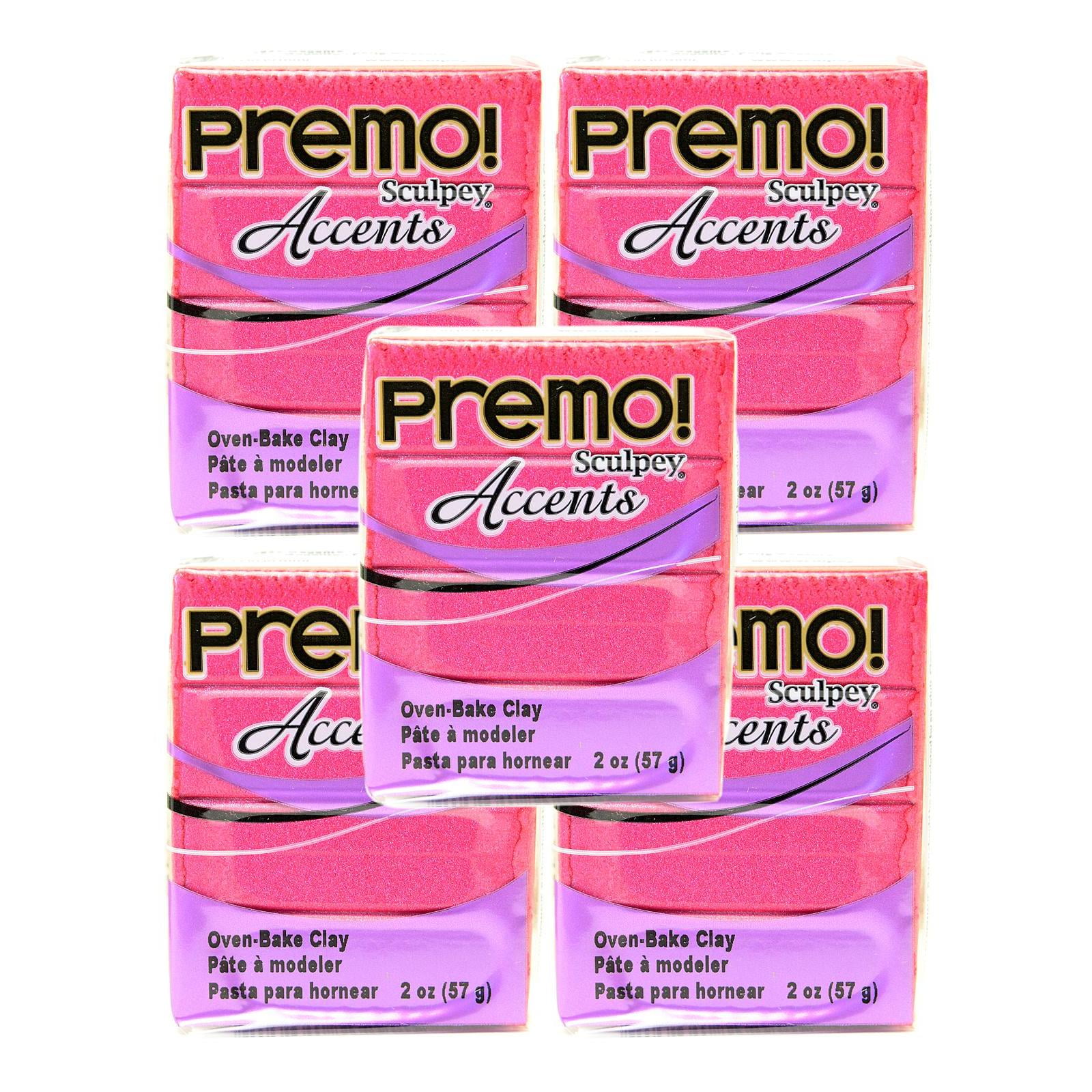 Premo Premium Polymer Clay white, 2 oz. (pack of 5)