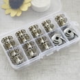thumbnail image 2 of MasteelfCA 3Pcs Sewing Machine Bobbin Cases Portable Sewing Machine Part Supplies (Silver), 2 of 7