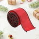 thumbnail image 1 of Cinta de seda navideña para envolver regalos | Pajarita decorativa artesanal | Tela Blanca Rosa Caqui Rojo | Resistente al descolorido duradero | 2 m de longitud | Decoración festiva, 1 of 6