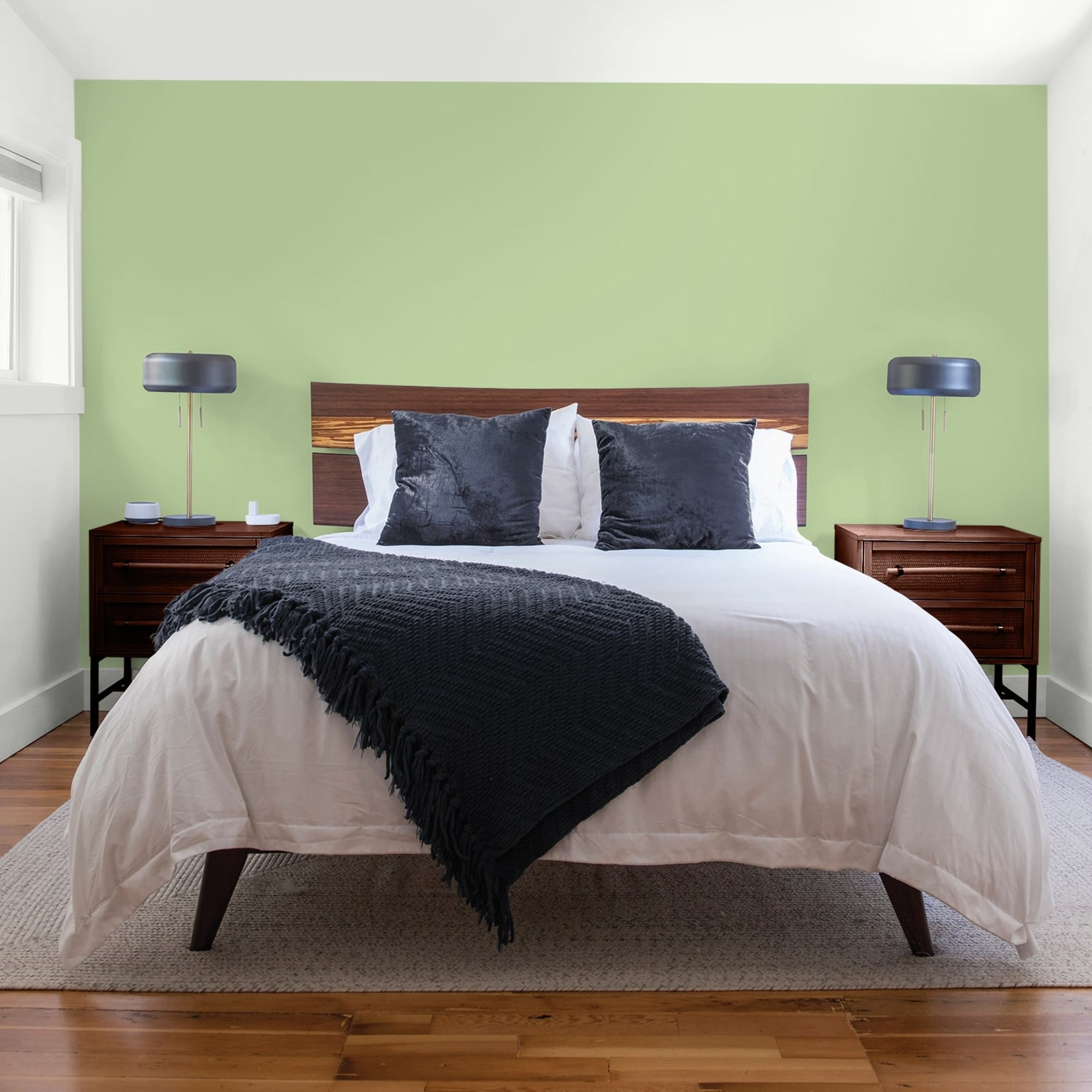 Glidden HEP Harmonious / Green, Flat Interior Paint with Primer, 1 Quart