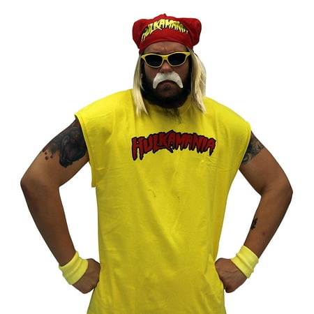 Hulk Hogan Hulkamania Complete Costume Set