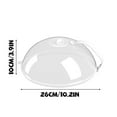 thumbnail image 2 of Microwave Splatter Cover for Food Large Microwave Plate Food Cover With Easy Grip Handle Anti-Splatter Lid,Special Plate Oil-proof Cover -proof Cover -proof Cover Fresh-keeping Cover, 2 of 2
