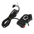 thumbnail image 1 of High Reliability Plastic Electric Bicycle Throttle Grip, Black Electric Bike Throttle, Electric Scooter Accessory Repair Tools For Cycling Cyclists, 1 of 8