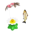 thumbnail image 3 of Divertidos juguetes eléctricos giratorios para gatos, juguete interactivo para gatos, ejercitador de juguetes educativos Pájaro jinwen gato burlas, 3 of 8