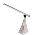 thumbnail image 2 of V-Light LED Pyramid-Base Tilt-Arm Desk Lamp with USB Charging Station, 12" to 16.2" High, Gray, 2 of 3