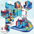 thumbnail image 3 of Funcid Inflatable Pool Water Slides, Bounce House Water Park Combo with Double Slides, Jumping Castle with Air Blower for Kids Backyard Outdoor, 3 of 6