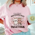 thumbnail image 3 of Our First Mother's Day Together T-Shirt – Cute Baby Bottle and Coffee Cup Graphic Tee, New Mom and Baby Gift, Sweet Mother's Day Matching Shirt, 3 of 7