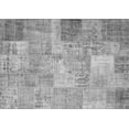thumbnail image 1 of Ahgly Company Indoor Rectangle Patchwork Gray Transitional Area Rugs, 2' x 4', 1 of 1