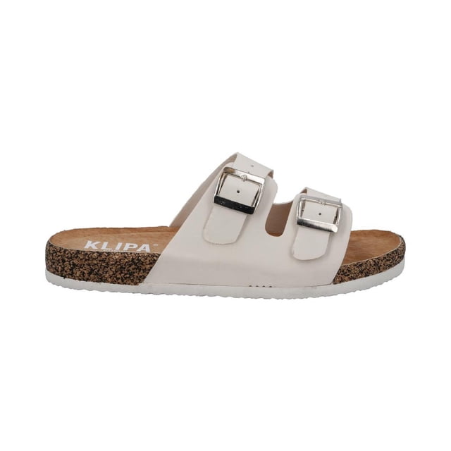 Sandalias Mujer KLIPA Moda Hebillas Comodas beige 26